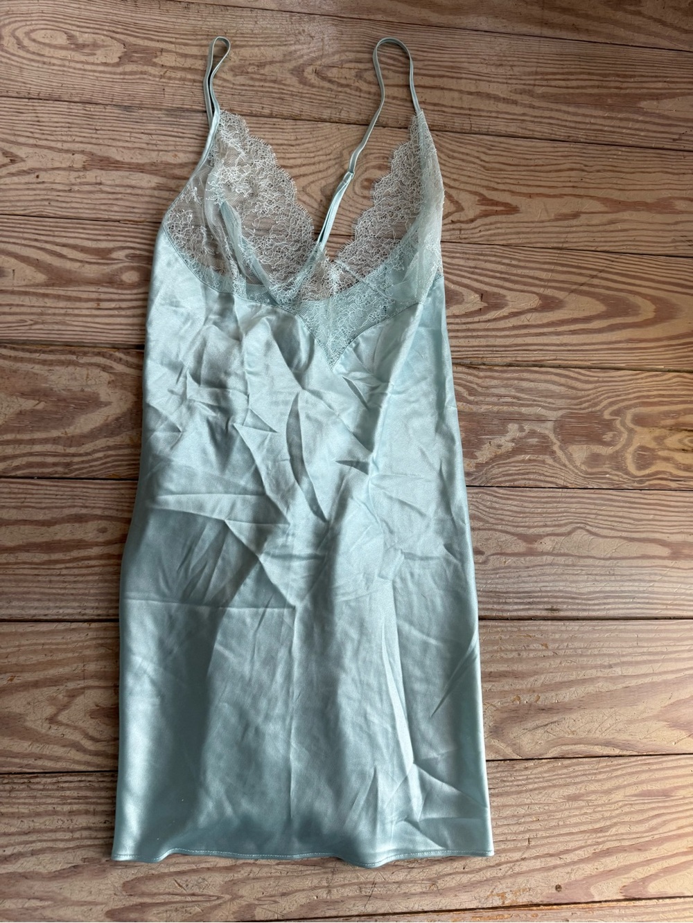 Victoria's Secret Satin Lace Slip Dress size xl